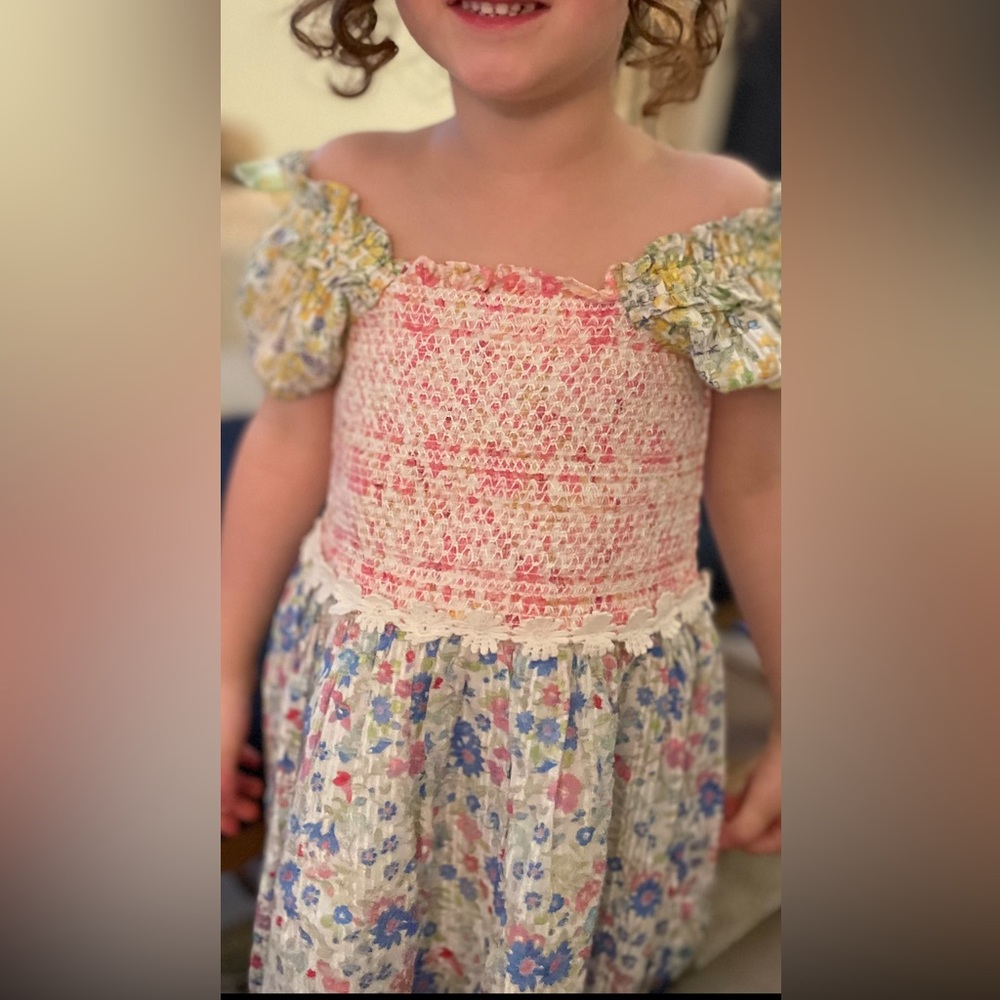 Little girls love shack fancy dress size 4-5 more like 4 imo